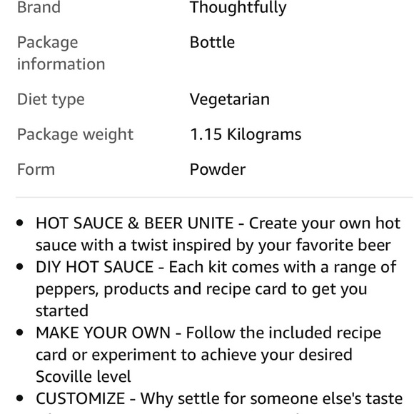 Gift Idea l Beer Infused Hot Sauce Making Kit - Picture 5 of 5